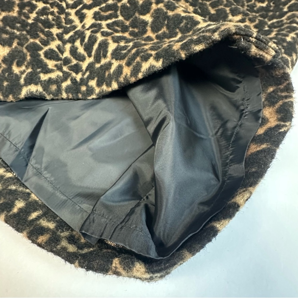 Talbots Leopard Print Pencil Skirt Wool Blend Size 2P Petite NWT - Picture 9 of 10